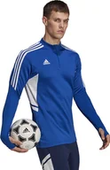 Bluzy męskie - Bluza męska adidas Condivo 22 Training 1/2 zip niebiesko-biała HA6271-2XL - miniaturka - grafika 1