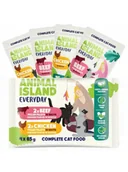 Mokra karma dla kotów - ANIMAL ISLAND Everyday 2x Kurczak 2x Wołowina czteropak 4x85g - miniaturka - grafika 1