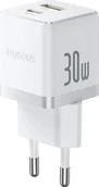 Ładowarki do telefonów - Baseus Palm 30W USB-C USB-A - biała - miniaturka - grafika 1