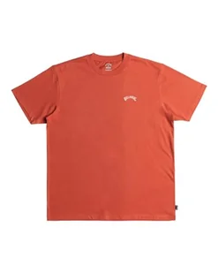 Billabong Dzianinowy top z krótkim rękawem Arch Crew SS męski czerwony L - Koszulki męskie - miniaturka - grafika 1