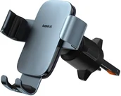 Uchwyty samochodowe do telefonów - Baseus Uchwyt samochodowy grawitacyjny do telefonu na kratkę nawiewu - szary Uchwyt samochodowy grawitacyjny do telefonu na kratkę nawiewu - szary - miniaturka - grafika 1