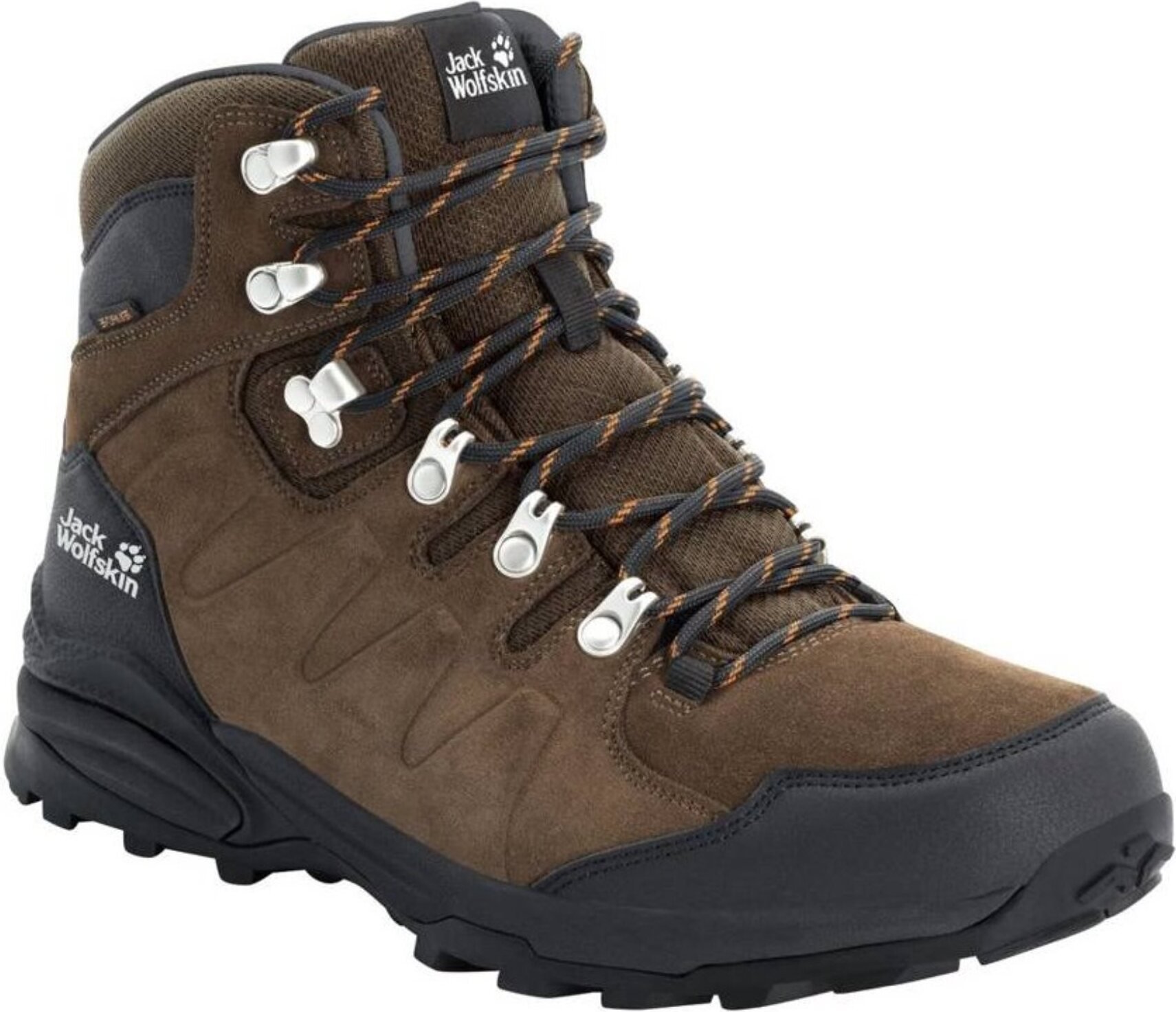 Buty męskie Jack Wolfskin Refugio Texapore Mid M Rozmiar butów (UE): 47 / Kolor: brązowy