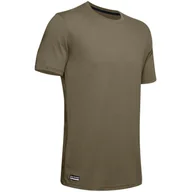 Koszulki sportowe męskie - Koszulka męska Under Armour M Tac Cotton T Rozmiar: L / Kolor: zielony - miniaturka - grafika 1