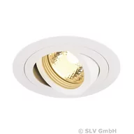 Lampy sufitowe - Spotline NEW TRIA GU10 ROUND sufitowa, Biały mat, max. 50W 113510 - miniaturka - grafika 1