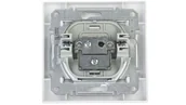 Gniazdka elektryczne - Schneider Asfora gniazdo antenowe SAT końcowe podtynkowe z ramką 1dB białe EPH3700121 - miniaturka - grafika 1