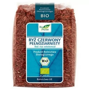 Bio Planet Ekologiczny ryż czerwony, pełnoziarnisty. Ryż czerwony charakteryzuje - Ryż - miniaturka - grafika 1