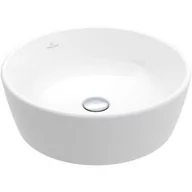 Umywalki - Villeroy & Boch Architectura umywalka 45 cm nablatowa okrągła Weiss Alpin 5A254501 - miniaturka - grafika 1