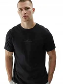 Koszulki męskie - Koszulka Męska 4f Gładka Tshirt Basic Czarny Bawełna Lato M2961 R. 3xl - miniaturka - grafika 1