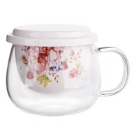 Filiżanki - Altom Filiżanka z sitkiem Scarlett, 220 ml - miniaturka - grafika 1