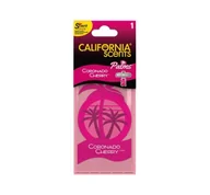 Zapachy samochodowe - California Scents Palms zapachowa zawieszka do auta Coronado Cherry - miniaturka - grafika 1
