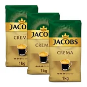 Kawa - Kawa ziarnista JACOBS Crema 3 x 1 kg - miniaturka - grafika 1