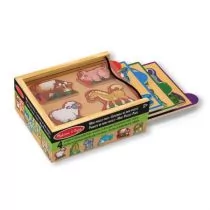 Melissa&Doug Mini Puzzle Zwierzęta 14790 - Układanki dla dzieci - miniaturka - grafika 1
