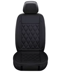 Mata Grzewcza na Fotel podgrzewana z Pilotem - Czarna - Akcesoria motoryzacyjne - miniaturka - grafika 1