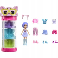 Lalki dla dziewczynek - Lalka Polly Pocket Karuzelka Stylu zestaw kotek - miniaturka - grafika 1