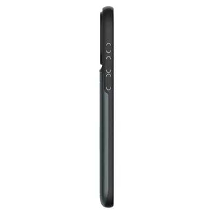 Etui Spigen Slim Armor CS do Apple iPhone 15 Pro Max - ciemnozielone - Etui i futerały do telefonów - miniaturka - grafika 1