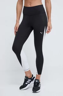 Puma legginsy treningowe Train All Day kolor czarny wzorzyste - Legginsy - miniaturka - grafika 1
