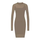 Sukienki - Sukienka Calvin Klein Jeans Sheer W J20J219873 - miniaturka - grafika 1