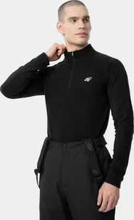 4F Bluza męska rozpinana z kapturem Clérico czarna L - Bluzy męskie - miniaturka - grafika 1