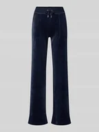 Spodnie damskie - Spodnie dresowe z niskim stanem z elastycznym pasem model ‘LAYLA’ - miniaturka - grafika 1