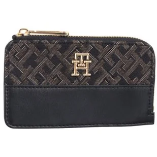 Portfel TH Jacquard Slim Wallet AW0AW17152 BDS (TH1150-a) Tommy Hilfiger - Portfele - miniaturka - grafika 1