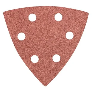 Topex Grupa sp. z o.o. S.K. Papier ścierny delta na rzep 93x93mm K120 5szt. z otworami 55H767 - Narzędzia warsztatowe - miniaturka - grafika 1