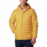 Odzież trekkingowa damska - Kurtka Turystyczna Puchowa Męska Columbia Lake 22 Down Hooded Jacket - miniaturka - grafika 1