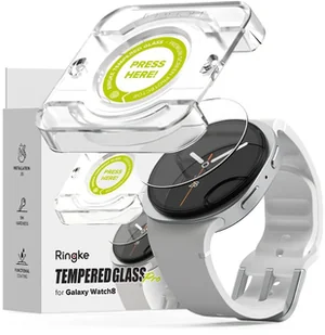 Szkło hartowane Ringke Tempered Glass Pro do Samsung Galaxy Watch 8 44mm Clear [2 PACK] - Akcesoria do smartwatchy - miniaturka - grafika 1