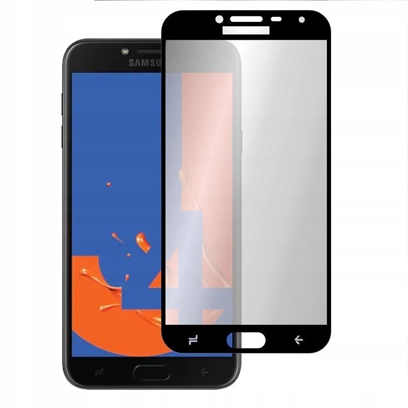 9H Szkło Do Samsung J4 2018 J400 Full Glue +5D Czarne Szkiełko Ochronne Szybka Hartowana Na Ekran