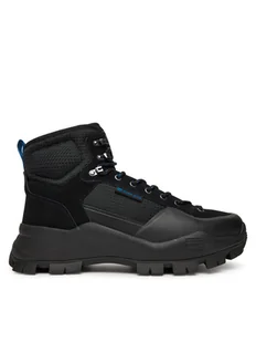 Tommy Jeans Trekkingi Tjm Hybrid Boot EM0EM01633 Czarny - Buty trekkingowe męskie - miniaturka - grafika 1