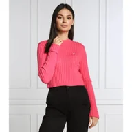 Swetry damskie - Tommy Jeans Sweter | Cropped Fit - miniaturka - grafika 1