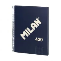 Milan Zeszyt na spirali A4 1918 kratka 80 kartek - Zeszyty szkolne - miniaturka - grafika 1