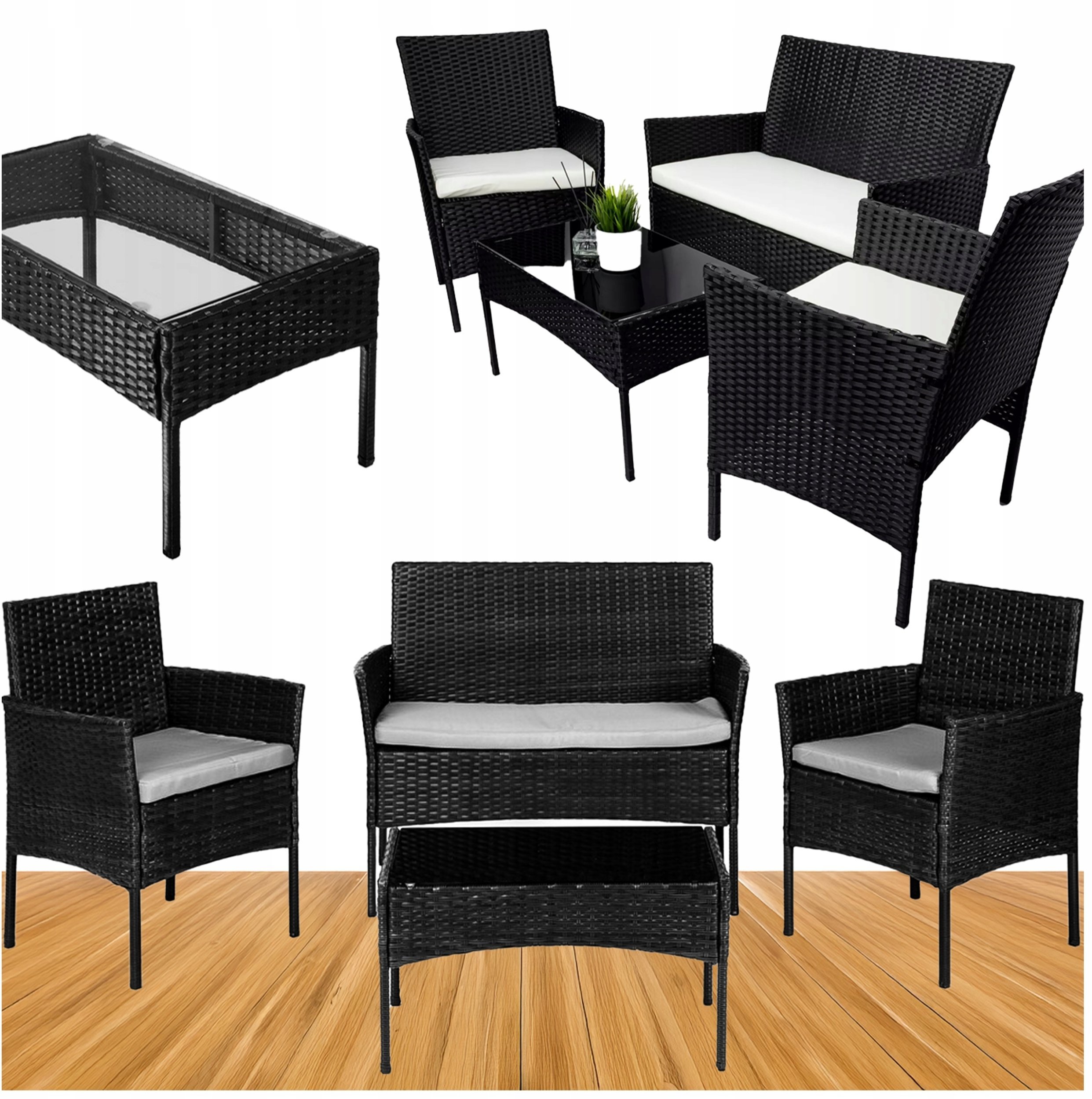 KANZA ZESTAW MEBLI OGRODOWYCH BALKONOWYCH