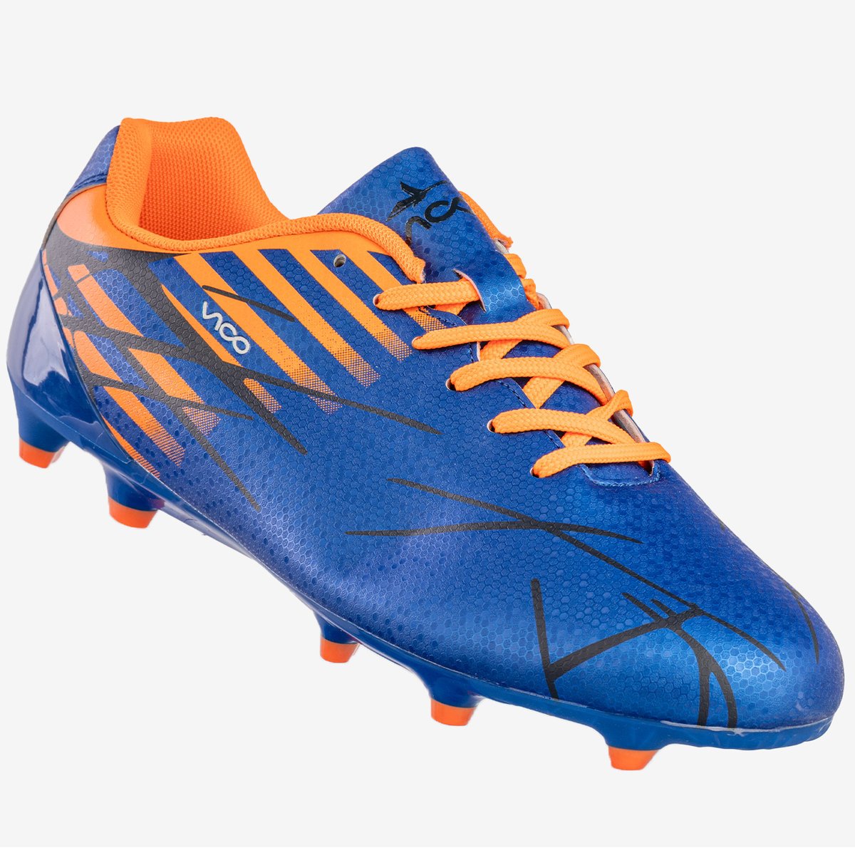 Korki Męskie Lanki Buty Sportowe Do Piłki Nożnej Niebieskie VOP19N117-3 Niebieski 44