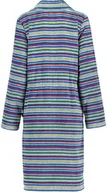 Szlafroki damskie - Cawo Szlafrok damski Na Zamek Multicolor - miniaturka - grafika 1
