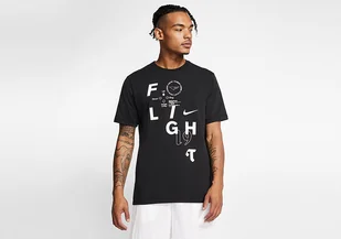 Nike Flight Basketball Tee Black - Koszulki męskie - miniaturka - grafika 1