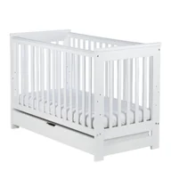 Łóżeczka i kojce - DREWEX Łóżeczko tapczanik IVE biały + szuflada - miniaturka - grafika 1