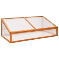 Szklarnie ogrodowe - vidaXL Inspekt, pomarańczowy, 110x58,5x39 cm, drewno jodłowe - miniaturka - grafika 1