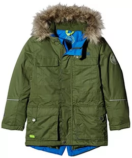 Regatta Boys capton Waterproof wyściółka Switchable FUR Trim parka Jacket - RKP168 3QE034 - Kombinezony dla dzieci - miniaturka - grafika 1