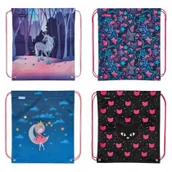 Worki na buty - Worek szkolny Girls mix - HERLITZ - miniaturka - grafika 1