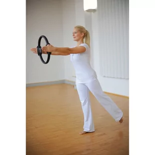 Hospidex Sissel Obręcz do Pilatesu, 38 cm, czarna, SIS-310.020 - Pozostały sprzęt i akcesoria do ćwiczeń - miniaturka - grafika 1
