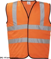 Kamizelki męskie - CERVA LYNX ESD - KAMIZELKA ODBLASKOWA - HV pomarańczowy XL - miniaturka - grafika 1