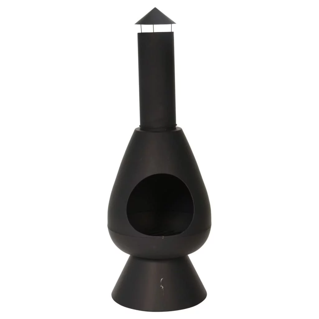 Ambiance Palenisko z kominem Ambient, 110 cm, czarne