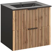 Szafki łazienkowe - Szafka łazienkowa z umywalką XILO U60/1 60 cm - miniaturka - grafika 1