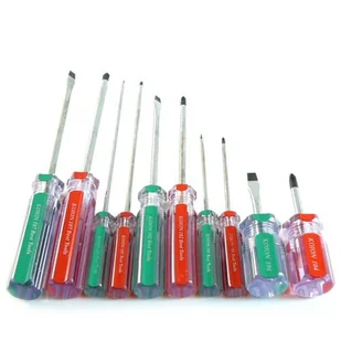 Zestaw wkrętaków uniwersalnych - 10 sztuk - Śrubokręty - miniaturka - grafika 1