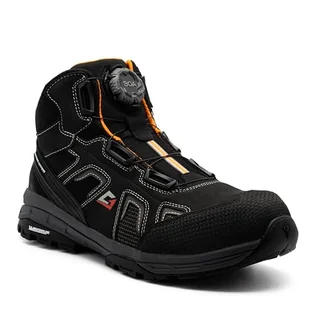 GARSPORT Gravel Mid 3 S3 buty ochronne dla obu płci, czarny, pomarańczowy, 39 EU - Obuwie robocze - miniaturka - grafika 1