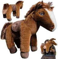 Maskotki i pluszaki - Maskotka Pluszowy KOŃ 40 cm Pluszak Przytulanka Zwierzątko Konik Konie ZOO - miniaturka - grafika 1