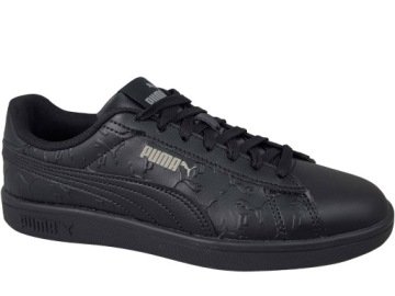 Puma Smash 3.0 Superlogo 395090 01 Buty Trampki Tenisówki Damskie Czarne