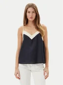 Koszulki i topy damskie - Vero Moda Top Denise 10329790 Czarny Regular Fit - miniaturka - grafika 1