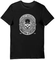 Koszulki męskie - Koszulka męska dla fanów Harley-Davidson czarna 3XL - miniaturka - grafika 1
