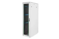 Tuning komputera - akcesoria - Digitus Szafa sieciowa stojąca Unique 19" 42U rack 600x1000, drzwi przód szyba, szary, 800kg - miniaturka - grafika 1